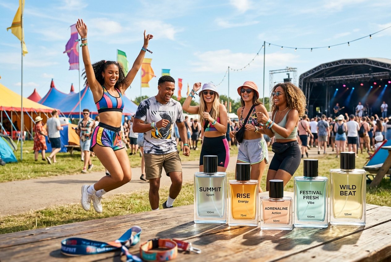 Bedste parfumer til festival sport og actionfyldte oplevelser